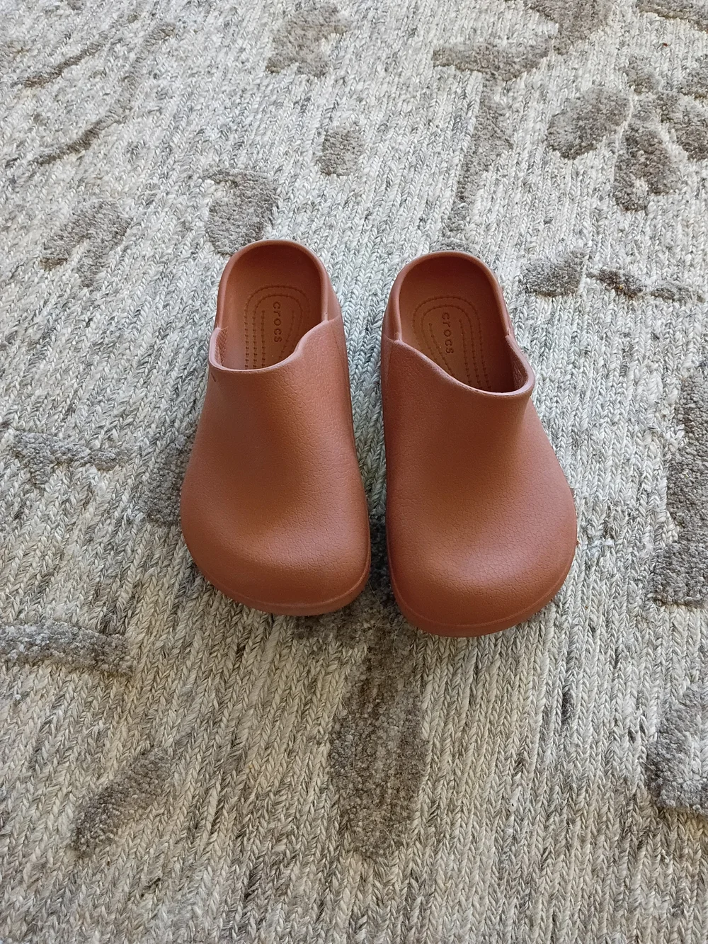 Kids Minimalist Crocs Dylan Clog Terracotta Clay Brown Mule Slip On Clogs Shoes